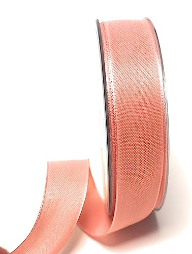 s.dekoda Schleifenband 20m x 25mm Rosé Webband Dekoband Geschenkband [D1003] von s.dekoda