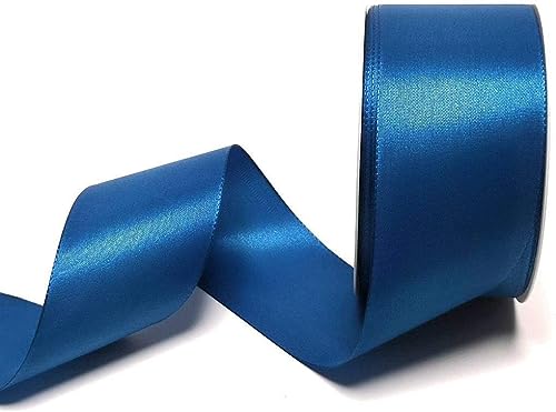 s.dekoda Taftband 50m x 60mm Blau Schleifenband Dekoband Taft Geschenkband von s.dekoda