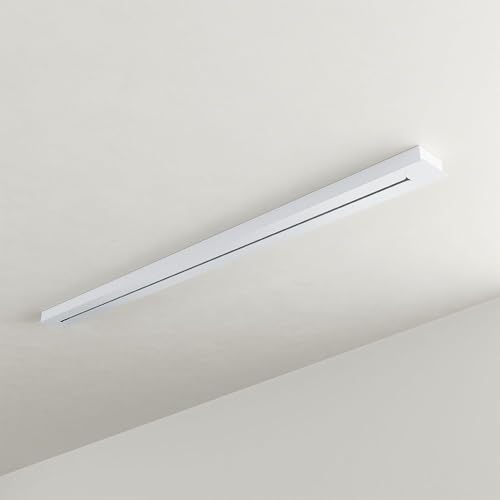 s.luce Modular Balken Baldachin mehrflammig Rechteckig Lampen-Aufhängung, Farbe:Weiß, Ausführung:1-reihig, Größe:160cm von s.luce