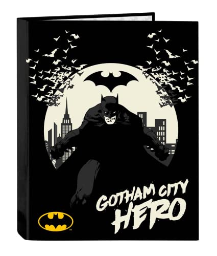 Batman Hero Ringbuch mit 4 Ringen, 265 x 330 mm von safta