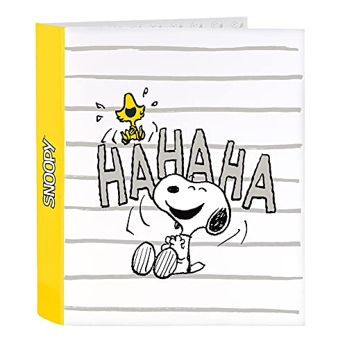 Snoopy 'friends forever' Ringbuch mit 4 Ringen von safta