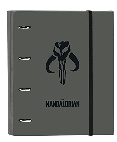 The Mandalorian Ringbuch mit 4 Ringen, 35 mm, 100 Blatt, A4, 270 x 35 x 320 mm von safta