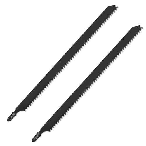 T1044DP Stichsägeblätter für Holz, 2 Stück 10 Zoll Stichsägeblätter Set, 6 TPI Präzision für schnelles Schneiden von Holz, Hartholz, Sperrholz, Kunststoff, Metall, Schwarz T1044DP Stichsägeblätter für Holz, 2 Stück 10 Zoll Stichsägeblätter Set, 6 TPI Präzision für schnelles Schneiden von Holz, Hartholz, Sperrholz, Kunststoff, Metall, Schwarz von salbsever