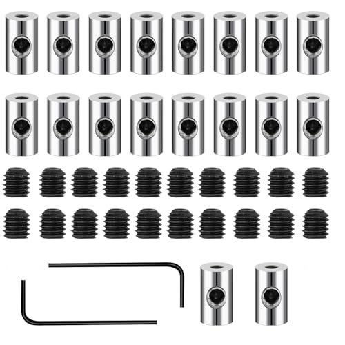 20 Stück Pin Keeper, Pins Rücken Anstecker Pinlock Verschluss mit Schraubenschlüssel Stift Keepers Verschluss Schließe, Pin Keeper für Schmuck DIY Brosche Namensschild von salbsever