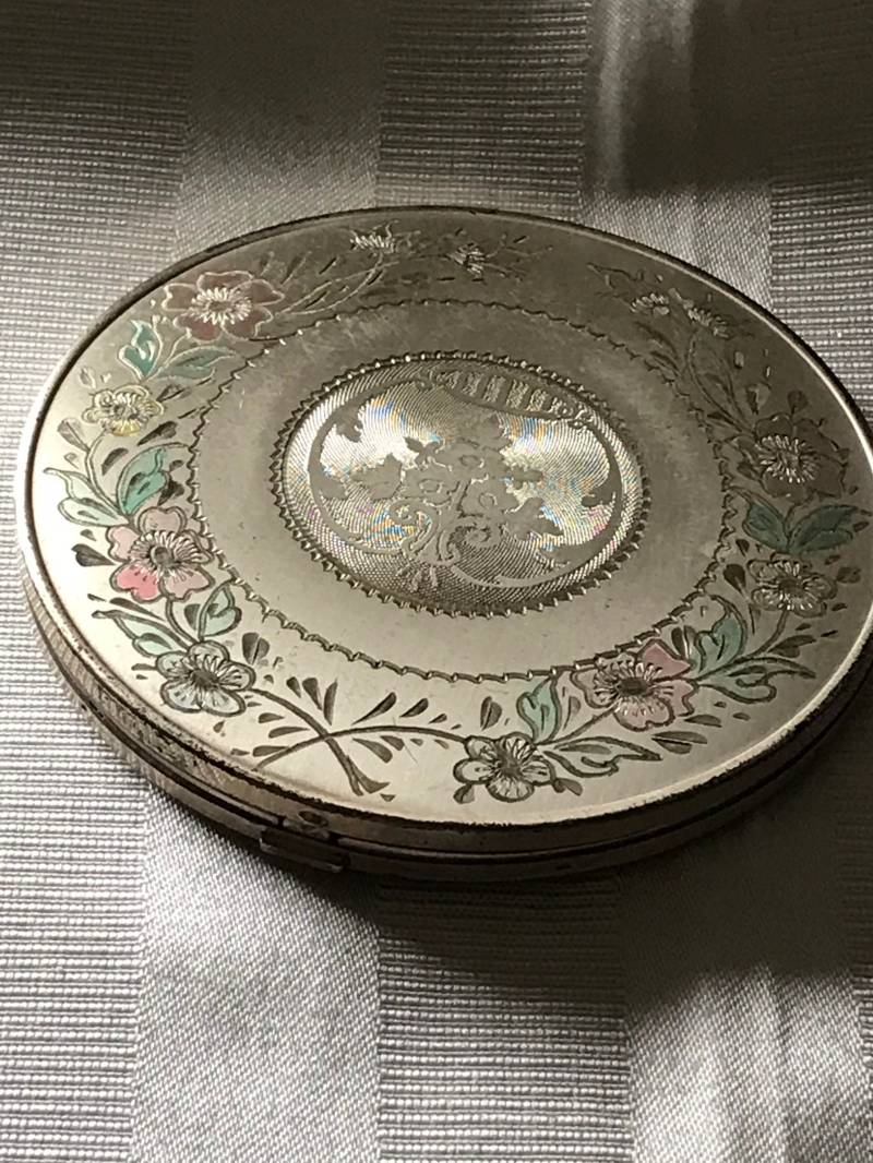 sterling Silber Vintage Compact/Makeup 1950Er Jahre Ss von saltydogvintage