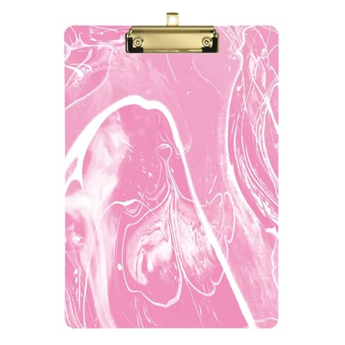 Modern Fluid Peach Speech Pathologist Klemmbrett Wasserdicht Bild Klemmbrett für legale Frauen Basketball Trainer Größe 9 x 12 von sanluoli