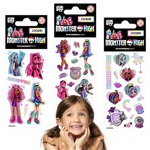 Monster High Sticker Set, Aufkleber für Mädchen von sarcia.eu