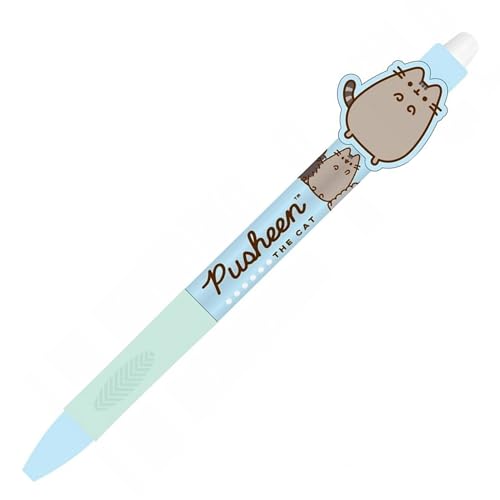 Pusheen Gelschreiber mit Radiergummi, automatisch löschbarer Stift, blaue Tinte, Büro, Schule 0,5 mm x1 von sarcia.eu