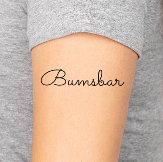 Bumsbar Tattoo | Temporär von saufenistauchsport