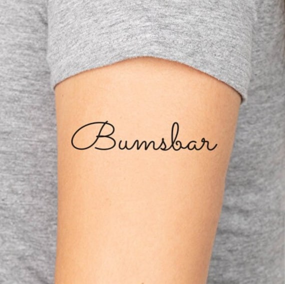 Bumsbar Tattoo | Temporär von saufenistauchsport