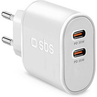 sbs 35W USB C Power Delivery Ladeadapter weiß, 35 Watt von sbs