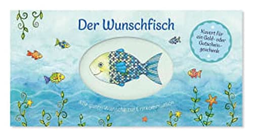 1x Karte Wunschfisch/Geschenke für Kommunion/Gebetswürfel/Buch/Kreuz von schenken-24