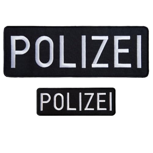 Patch Aplikationen Bundespolizei Militär Taktische Abzeichen Applikationen für Kleidung, Taschen, Rucksäcke, Uniformen Polizei (2 x St.) von sei Design