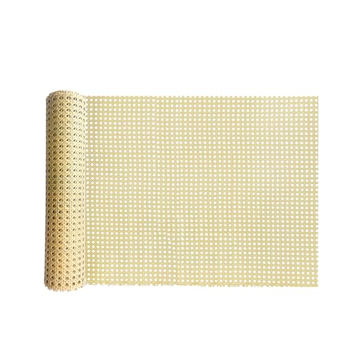 Rattan,40X300CMPlastik Wiener Geflecht Material,Rattan Geflecht Helles Rattan Gewebe,Wasserdicht Schimmelfest Stuhl Wiener Geflecht für DIY Projekte Heimwerker,Reparatur und Aktualisierung von Stühlen von selliner