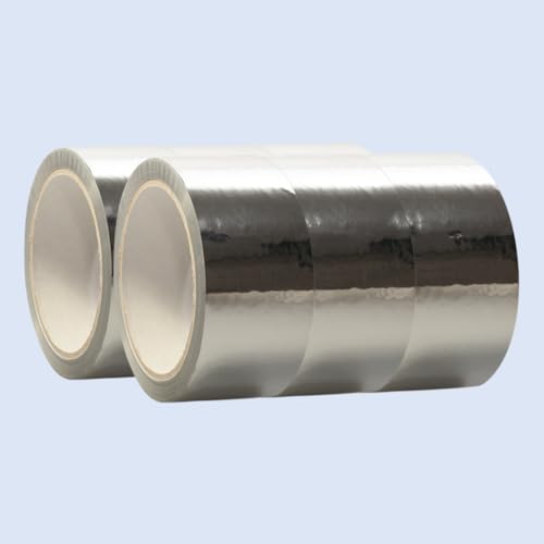 6 Rollen 'Premium' Aluminiumband, Aluminium Klebeband, Alu-Klebeband, 50mm x 50m, silber von selmundo