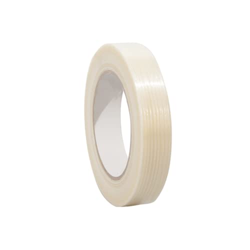 Filament Glasfaser Klebeband, Filamentband, Gewebeband transparent, 12-75mm Filament Glasfaser Klebeband, Filamentband, Gewebeband transparent, Abmessungen:25mm x 50m. transparent von selmundo