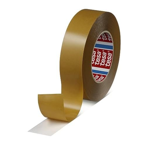 tesa tesafix 4962, doppelseitiges Klebeband, Premium Vliesband, transparent, Abmessungen:12mm x 50m von selmundo