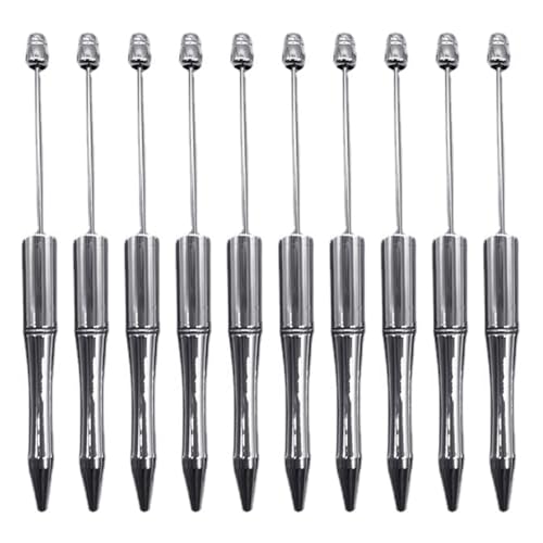 10Pcs Kinder Student Tinten Rollerball Stift Perlen Stift Kunststoff Perlen Stift Büro Schule Stift Liefert Perle Kugelschreiber von seluluory