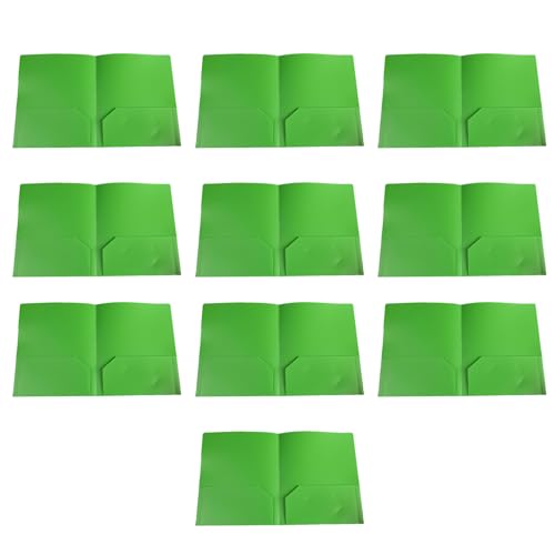 10x/Set Dokumentenmappen Mit Zwei Taschen Letter Format Mit Zwei Taschen Präsentationsmappe Dokumententaschen von seluluory