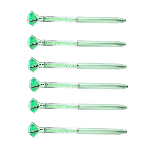 6Pcs Kristall Diamant Kugelschreiber Für Frauen 1 0mm Spitze Glatt Zu Schreiben Gast Zeichen In Stift Für Büro Schule Liefert von seluluory