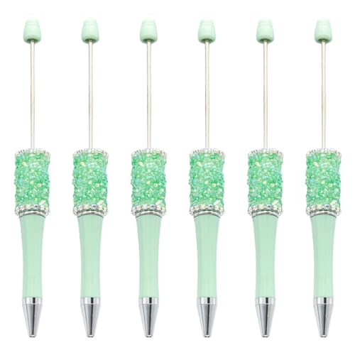 6Pcs Perle Kugelschreiber Druckkugelschreiber Reibungslos Schreiben Neuheit Schreiben Stift Für Student Spiel Belohnung von seluluory