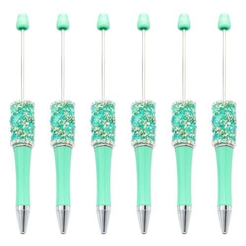 6Pcs Perle Kugelschreiber Druckkugelschreiber Reibungslos Schreiben Neuheit Schreiben Stift Für Student Spiel Belohnung von seluluory