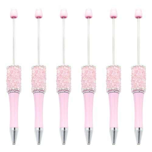 6Pcs Perle Kugelschreiber Druckkugelschreiber Reibungslos Schreiben Neuheit Schreiben Stift Für Student Spiel Belohnung von seluluory