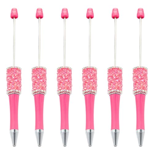 6Pcs Perle Kugelschreiber Druckkugelschreiber Reibungslos Schreiben Neuheit Schreiben Stift Für Student Spiel Belohnung von seluluory