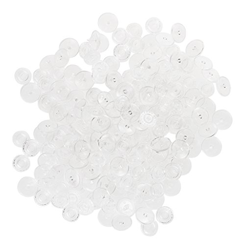 sharprepublic 50er Pack Transparent Druckknöpfe Nähfrei Druckknopf Snaps Verschluss Knopf Textil Buttons 1.2cm von sharprepublic