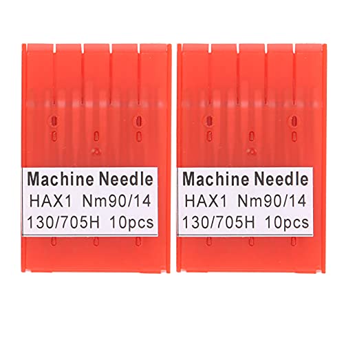 Shenruifa 20 Stück Nähmaschinennadeln, Universelle Nähwerkzeuge für den Haushalt, mit Aufbewahrungsbox für Schneider (Nm90/14) von shenruifa