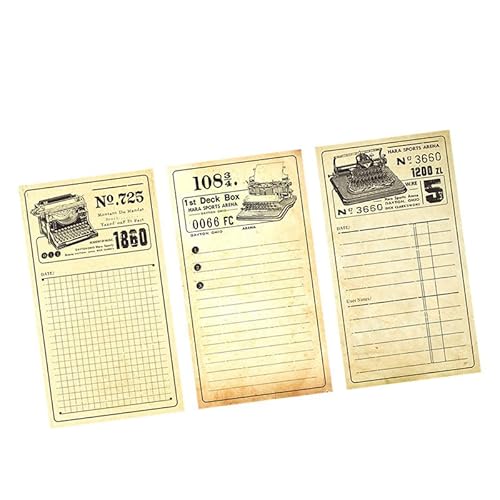 Shenruifa 30 Blatt Vintage Haftnotizen DIY Dekorative Scrapbooking Stick Notizblöcke für Planer Journal Handwerk Dekoration (Typ1) von shenruifa