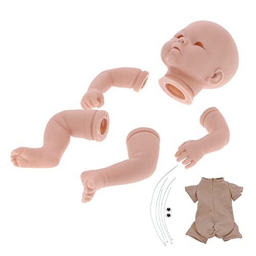 shenruifa 19 Zoll Unbemalte Wiedergeborene Babypuppe DIY Lebensechte Kleinkind-Puppenteile-Set Spielzeug von shenruifa