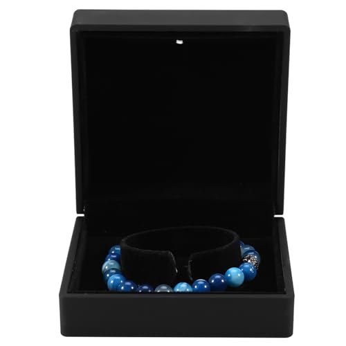 shenruifa Schmuck-Aufbewahrungsbox, LED-beleuchtete Ringe, Anhänger, Armband, Halskette, Schmuck-Vitrine, Geschenke, Aufbewahrungsbox (Armbandbox) von shenruifa