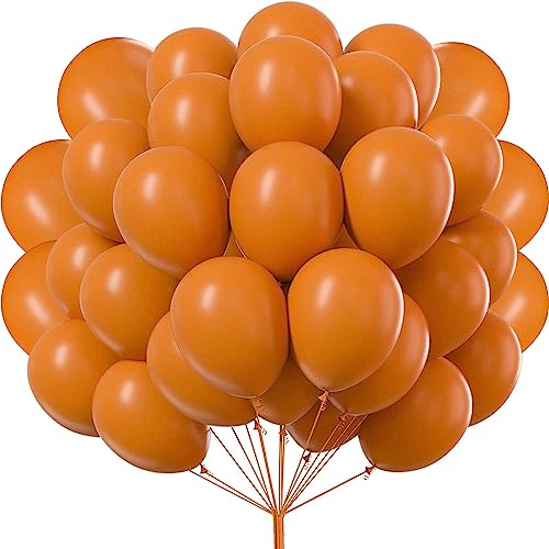 luftballons matt Orange- 50 Stück Luftballons - 30 cm/12 zoll, Helium Luftballons Geburtstag, Helium Ballons Geburtstag, Regenbogen Luftballons Für Geburtstagsdeko, Luftballons Hochzeit von shixpiov