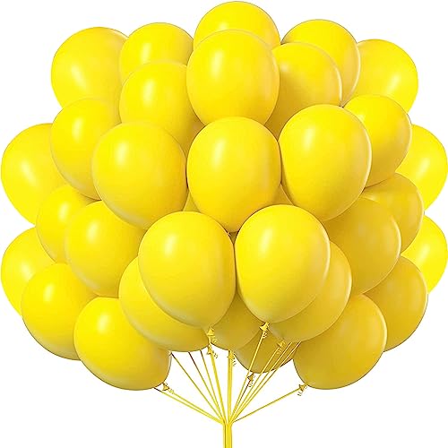 luftballons matt Gelb- 50 Stück Luftballons - 30 cm/12 zoll, Helium Luftballons Geburtstag, Helium Ballons Geburtstag, Regenbogen Luftballons Für Geburtstagsdeko, Luftballons Hochzeit von shixpiov