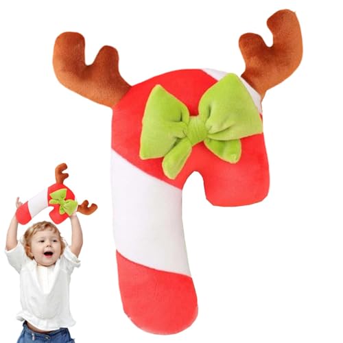 Cute Christmas Stuffed Toy | Rustic Faceless Plush Animals And Santa Claus Decor For Holiday Tiered Trays Funny Holiday Stuffed Animals | Adorable Candy Cane Reindeer And Santa Plush Toys For Party Fa von shjxi