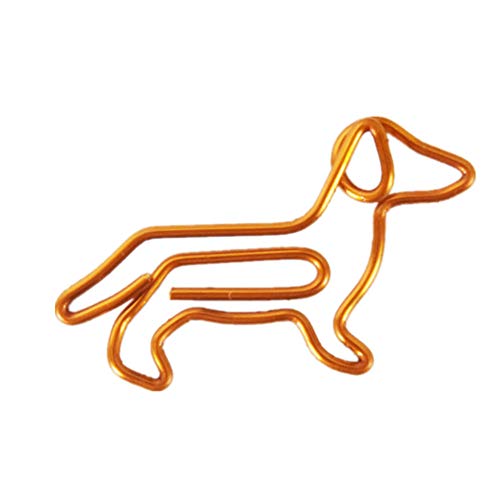 beautyhe Büroklammer Büroklammern Motiv Büro Clips Paperclip Farbige Papier Clips Papier Clips Verschiedene Größe Große Papier Clips Papier Clips Farbige Dog,20PCS von shuxuanltd