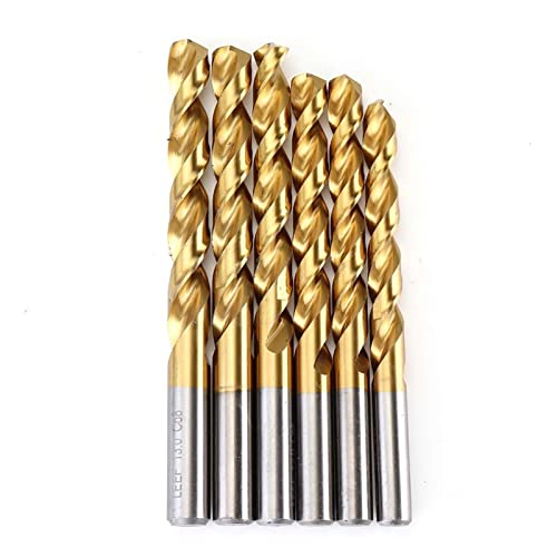 sibulv 25 Stück beschichtete M42 Spiralbohrer Hohe Kobalt High Speed Steel Bohrer Set Industrial Grad 1-13 mm Geeignet for Edelstahl Metall Holz Spiralbohrer von sibulv