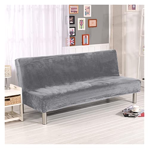 sibulv Plüschstoff Falten armlose Sofa Bett Abdeckung faltungssitz schiedrückdeckel Dicker Covers Bank Couch Protector elastische futon Abdeckung Winter(Gr�,S Size) von sibulv