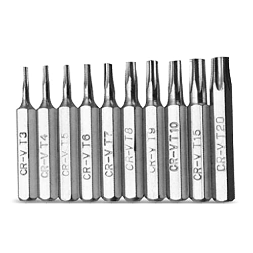 siduytin 10 Stück Schraubendreher 4 mm Für Torx Bits Kopf Mobile Reparatur Pflaumenblüten Präzision Verschleißfestigkeit Power Hardware Stahl von siduytin