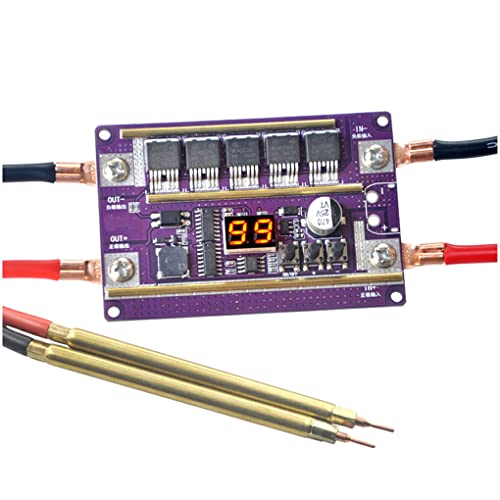 siduytin 12 V Punktschweißgerät DIY Kit 99 Gänge, einstellbar, tragbares Punktschweißgerät, Li Akku, professionelles Reparaturschweißgerät, Ohne Abdeckung von siduytin