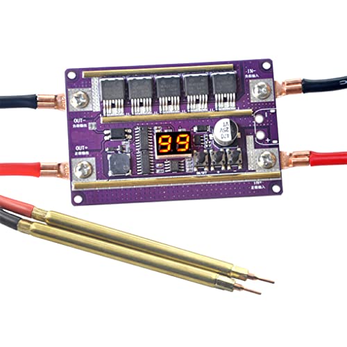 siduytin 12V Punktschweißer DIY Kit 99 Gänge PCB Circuit Panel Control Board mit Schnellwechselstift Lithiumbatterie Schweißgerät, Ohne Abdeckung von siduytin