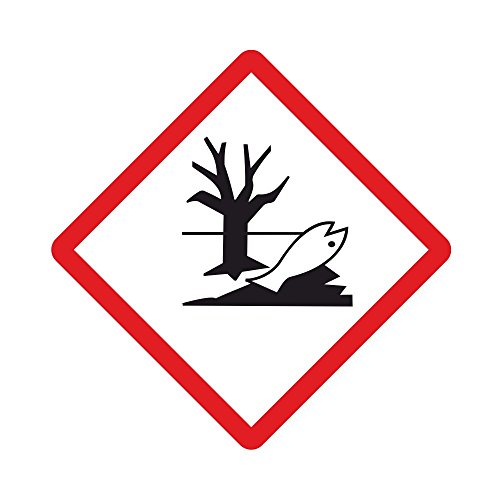 GHS Etiketten/Aufkleber aus Folie - Umweltgefährdend - 50 x 50 mm - 1.000 Stück von simhoa