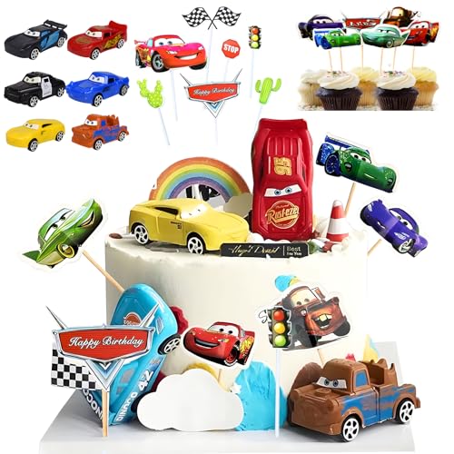 sitengjun 40 Stück Cars Tortendeko,Cars Torte Topper,Auto cake topper Kinder,Tortendeko Kinder,Cars Muffin Deko,küchendeko Kindergeburtstag, Deko Torte, Kuchendeko Geburtstagsdeko fur Junge sitengjun 40 Stück Cars Tortendeko,Cars Torte Topper,Auto cake topper Kinder,Tortendeko Kinder,Cars Muffin Deko,küchendeko Kindergeburtstag, Deko Torte, Kuchendeko Geburtstagsdeko fur Junge von sitengjun