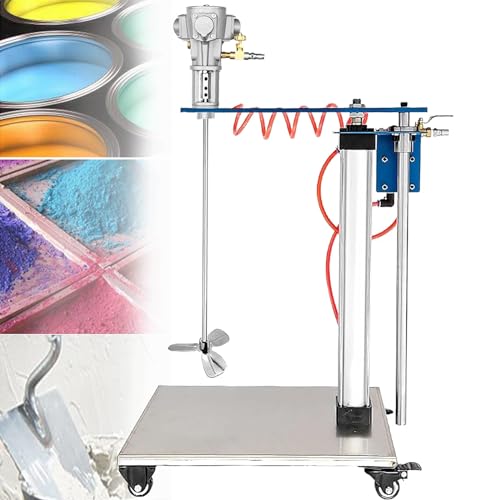 sjdoPulse Pneumatischer Farbmischer, 1/4 Ps, Automatischer Hubluftrührer, Pneumatischer Farbmischer, Farbrührmaschine, Werkzeug Zum Mischen Von Tintenbeschichtungen von sjdoPulse