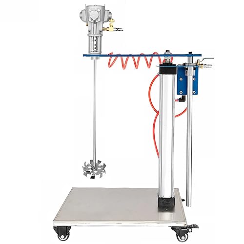 sjdoPulse Pneumatischer Farbmischer, 30 Gallonen Farbmischer, 1/4 Ps Automatischer Hubluftrührer, Pneumatische Mischmaschine von sjdoPulse