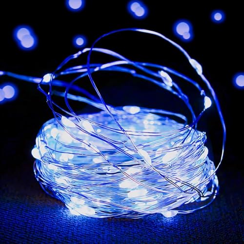 50LED Lichterkette Blue von skelo