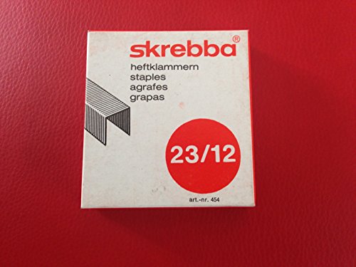 Skrebba SK-23/12 Heftklammern, 1000 Stück Skrebba SK-23/12 Heftklammern, 1000 Stück von skrebba