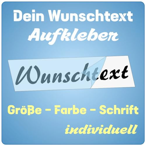 Skyline4u Tuning Aufkleber selbst gestalten Buchstaben Aufkleber Name Schriftzug Aufkleber Wunschtext Sticker selbst gestalten Autoaufkleber von skyline4u