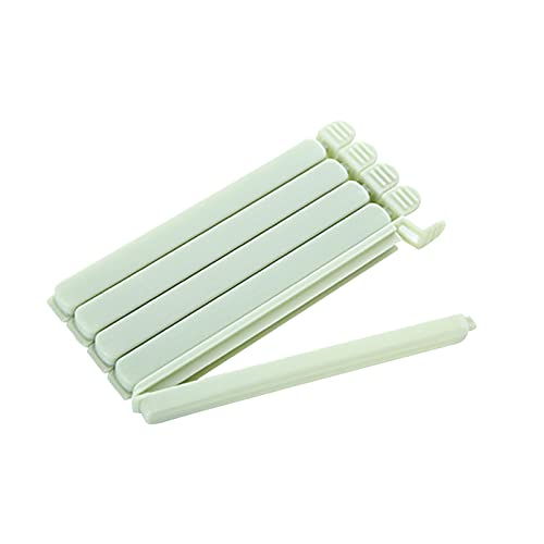 Skyrabbiter 5 Stück Verschlussclips, 1.2 * 12 cm Bunt Clips Für Tüten Verschlussklammern Küche Dichtungsclip Beutelclips, Wiederverwendbar Tütenclips für Verpackung Süßigkeiten Snacks (B) von skyrabbiter